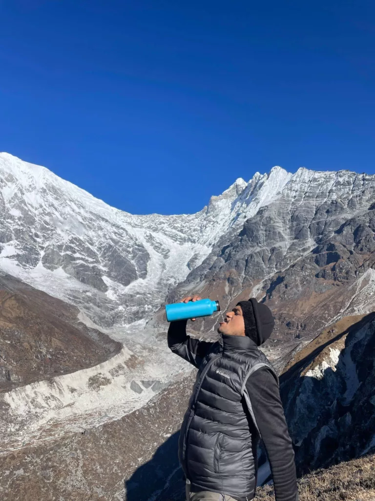 Hydration during the winter trek in Nepal