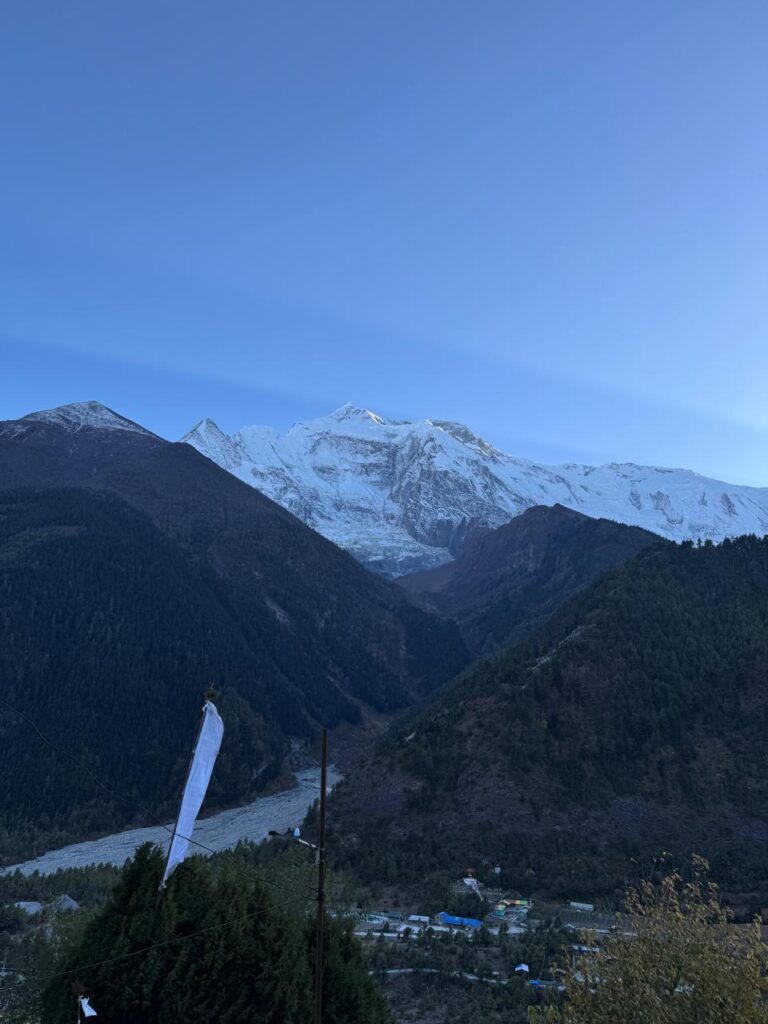 Annapurna IV view from upper pisang