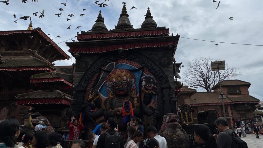 Kalbhairav at kathmandu durbar square
