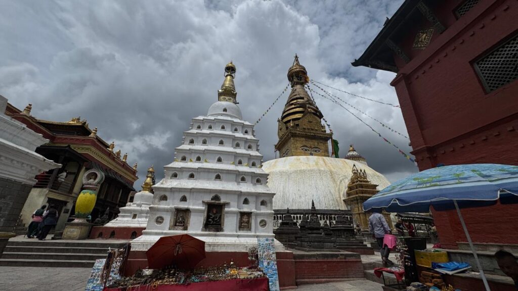 Monastries on swayambhunath stupa