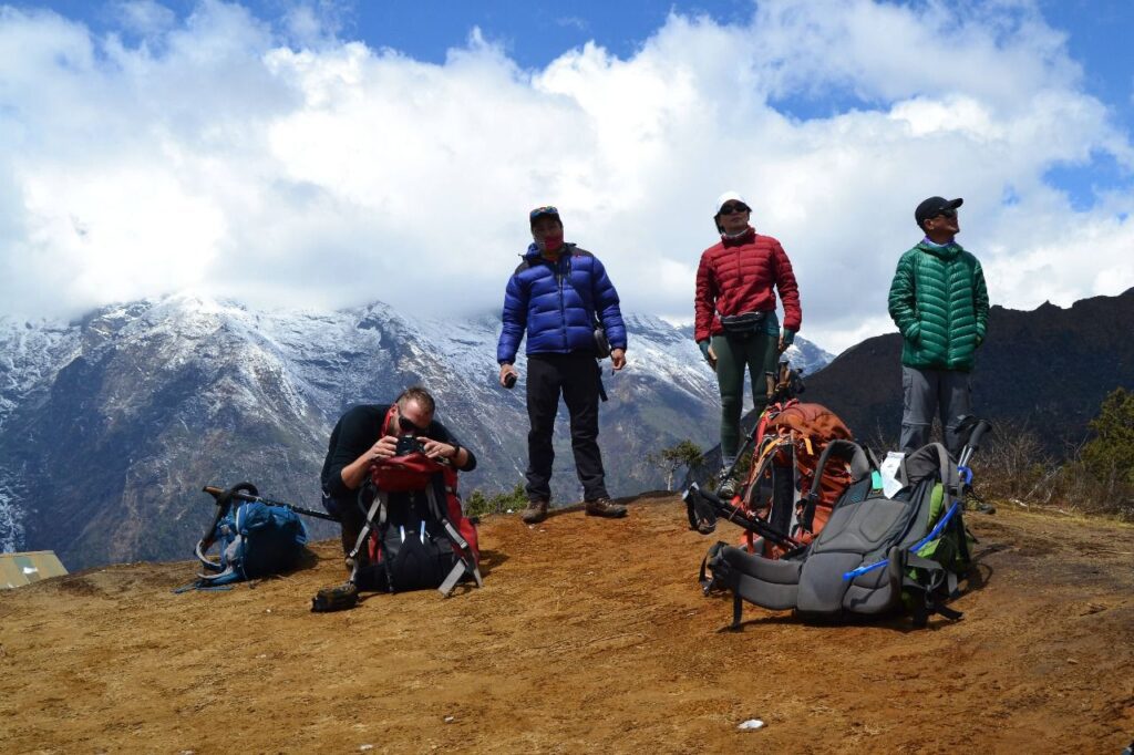 short break after long hike