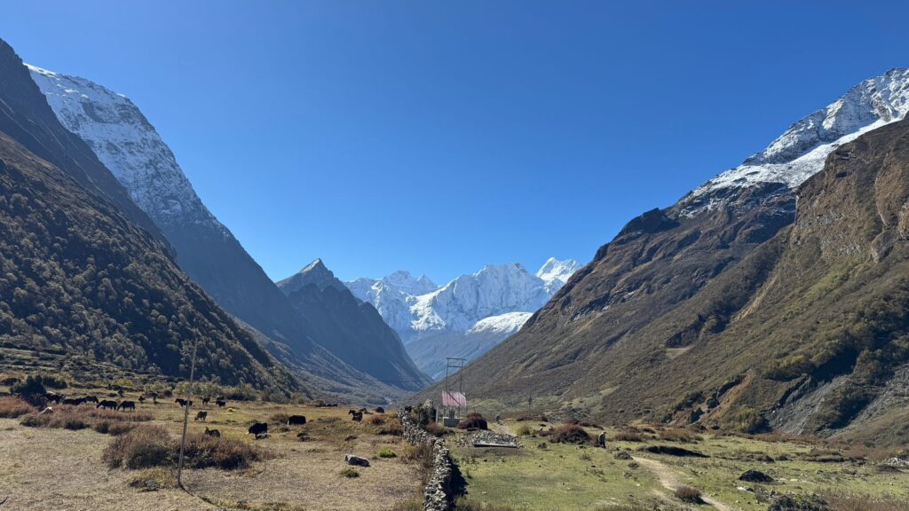 mountain view from samdo