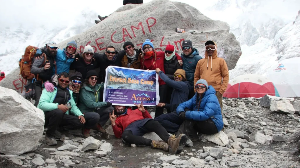 summitted everest base camp